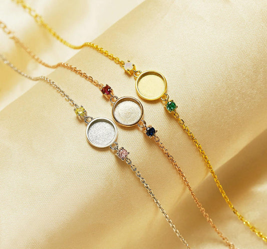 Abrielle Birthstone Keepsake Bracelet