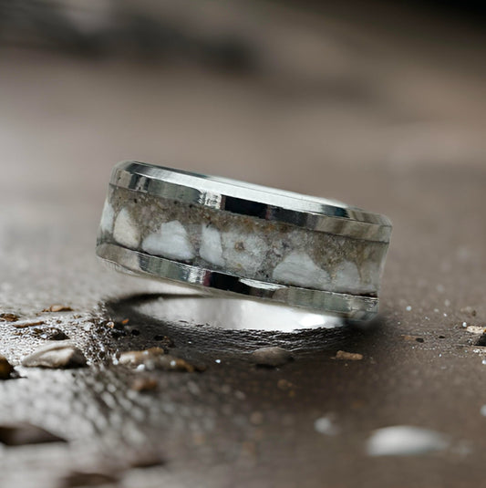 Men's Thick Channel Ring