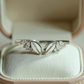 Angel Wing Keepsake Ring (Lock of Hair Example)