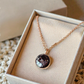 Circle Necklace Pendant • Any Keepsake • (Listing Photo shows Umbilical Cord).