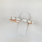 Braided Marquise Ring (Rose Band + Ashes + Pearl Example)