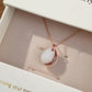 Full Resin Teardrop Pendant --  Cremation Ash or Breastmilk & Lock of Hair
