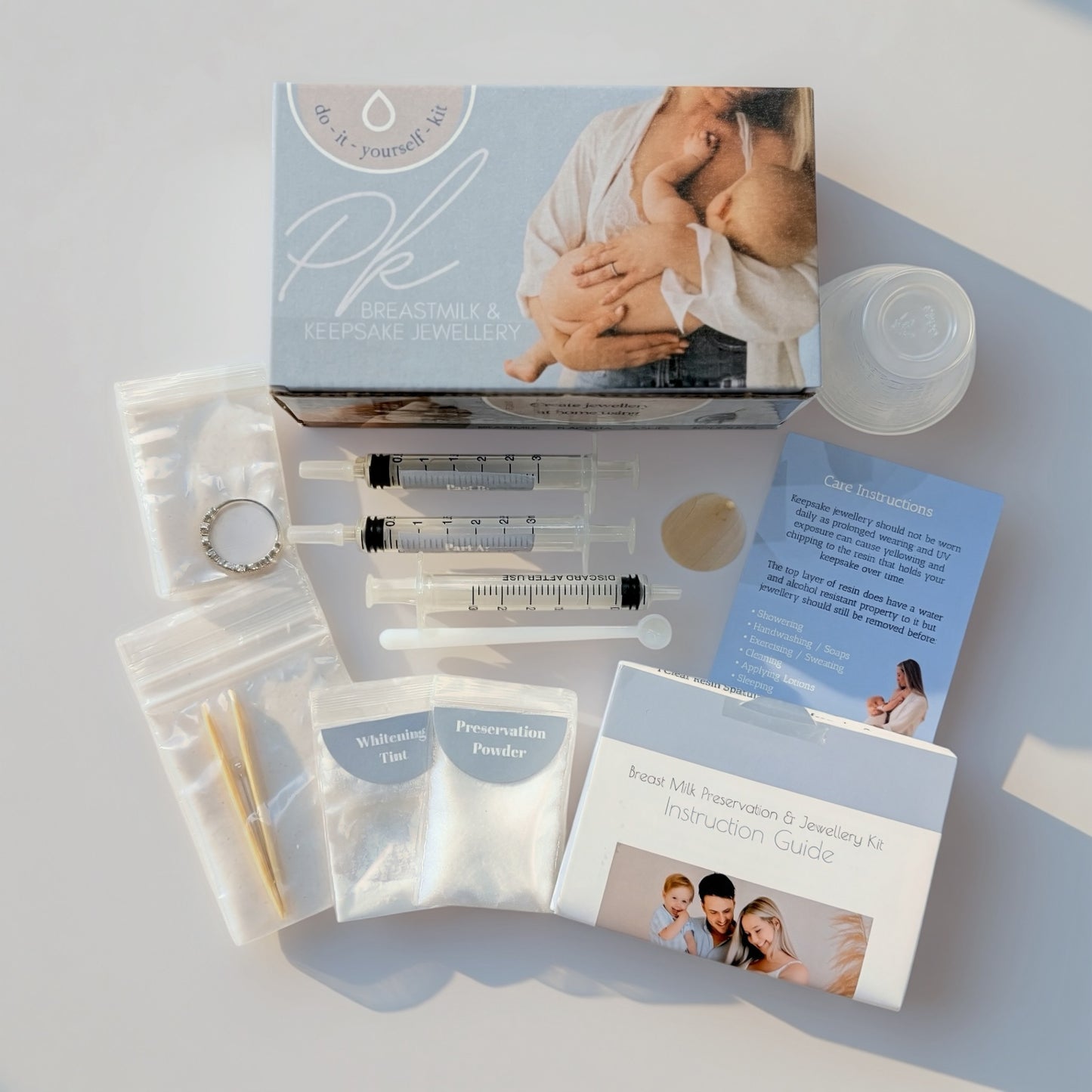 Do-It-Yourself (DIY) Kit - Breastmilk or Cremation Ash Jewellery Kit
