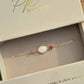 Oval Birthstone Keepsake Bracelet