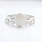 Oval Ring + Braided Marquise (Stacking Ring Set)