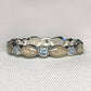 Marquise Cremation Ring + Snow Shimmer (Option of Birthstones)