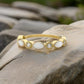 Marquise Breastmilk Ring (+ Option of Birthstones)