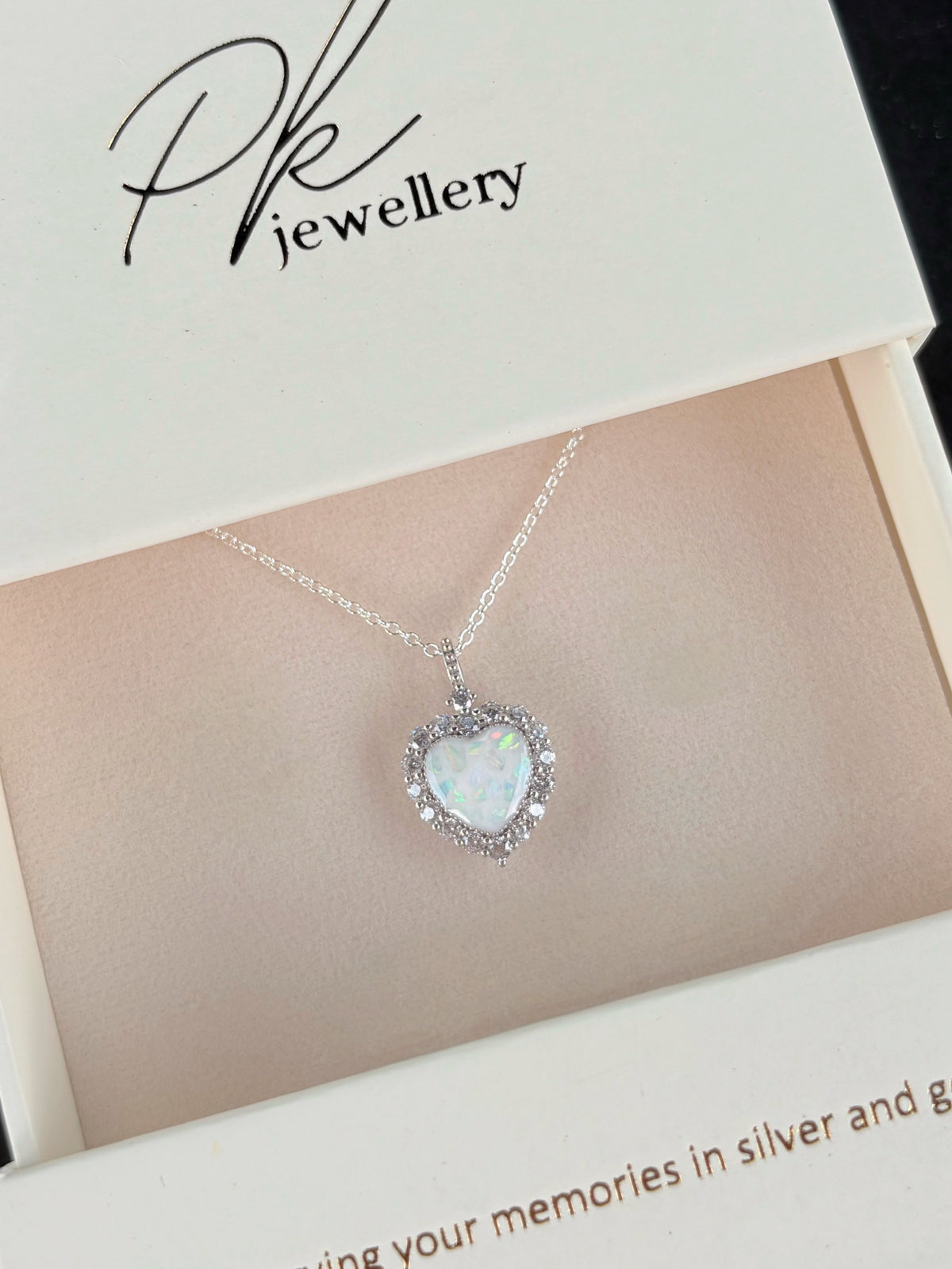 Diamond Heart Pendant Necklace