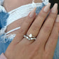 Teardrop Ring + Princess Marquise (Stacking Ring Set)