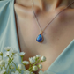 Plated Teardrop Wedding / Funeral Bouquet Necklace
