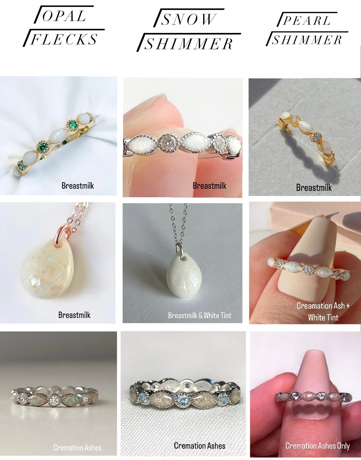 DIY Kit Marquise Ring Breastmilk or Keepsake Jewellery Kit – PrairieKeepsake
