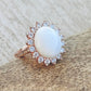 Oval Sun Breastmilk Ring (Plain)