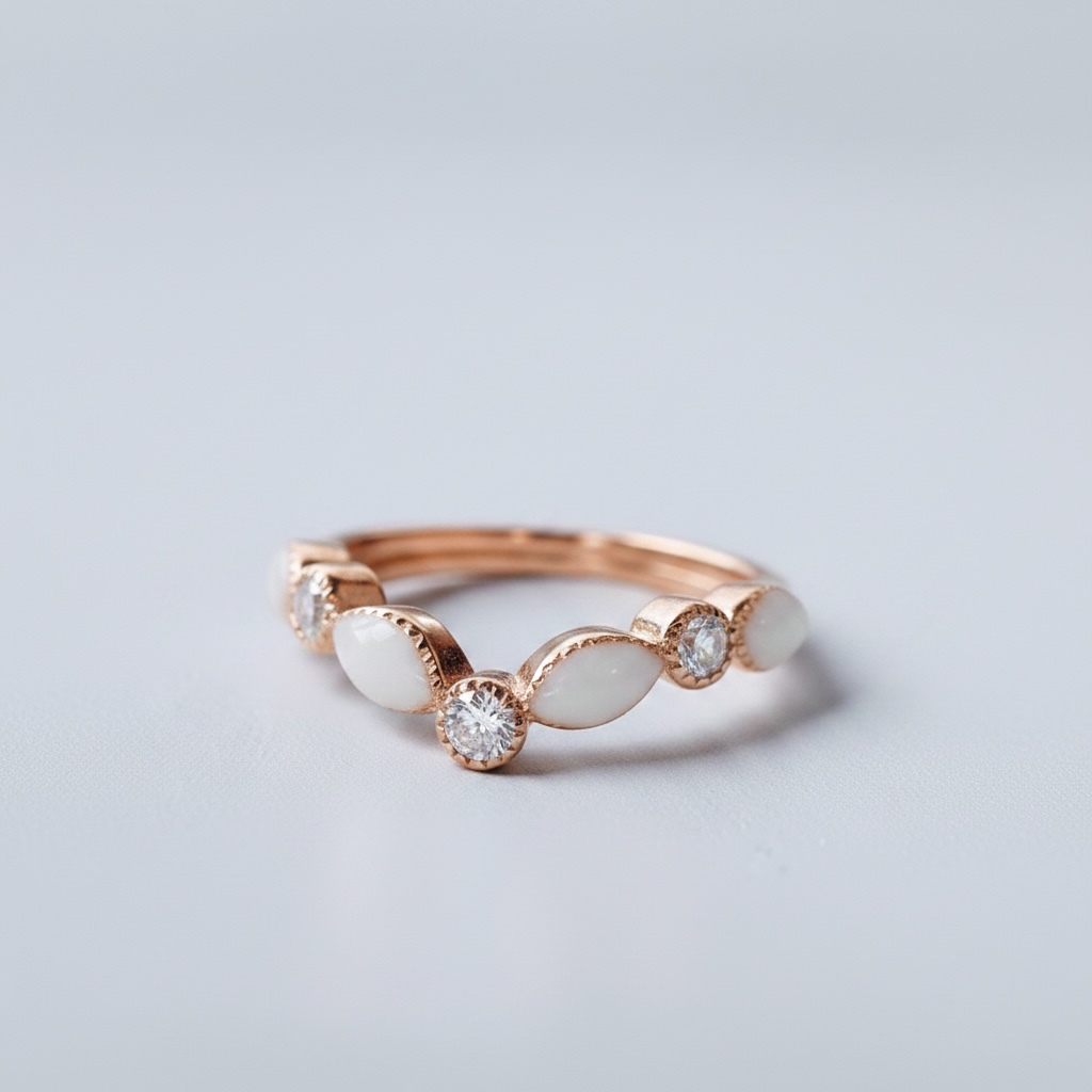 Princess Marquise Ring (Rose Gold Plated + Option of Birthstones)