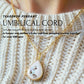 Plated Teardrop Necklace ( Umbilical Cord + Breastmilk)