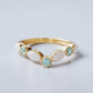 Princess Marquise Ring (Yellow Gold Plated + Option of Birthstones)