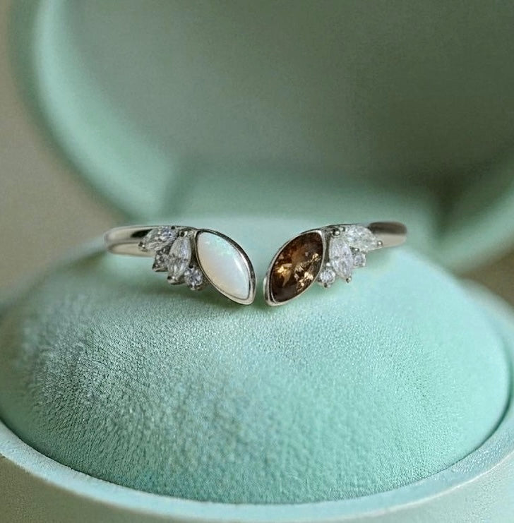 Angel Wing Keepsake Ring (Umbilical Cord / Placenta)