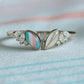 Angel Wing Keepsake Ring (Cremation Example)