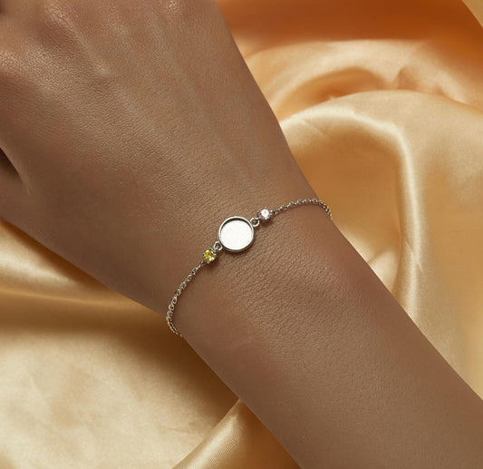 Abrielle Birthstone Keepsake Bracelet