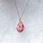 Small Dried Flower • Solid Resin •Teardrop Necklace