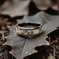 Men's Channel Ring - Black Ceramic (Funeral or Wedding Flower Example)