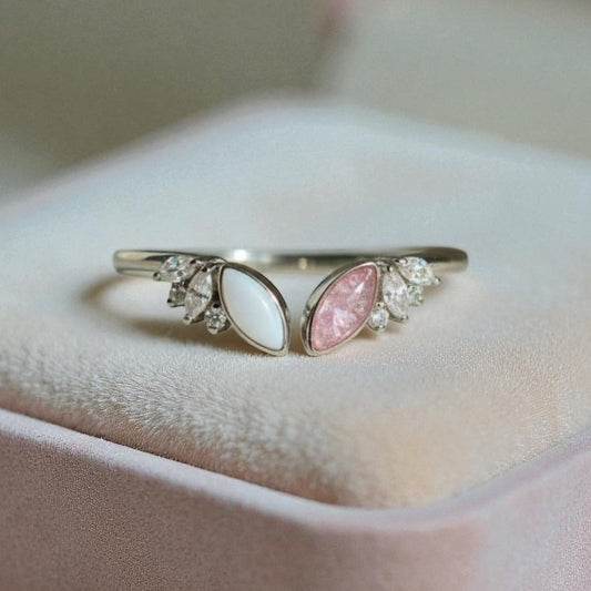 Angel Wing Keepsake Ring (Pregnancy Test Cap Example)